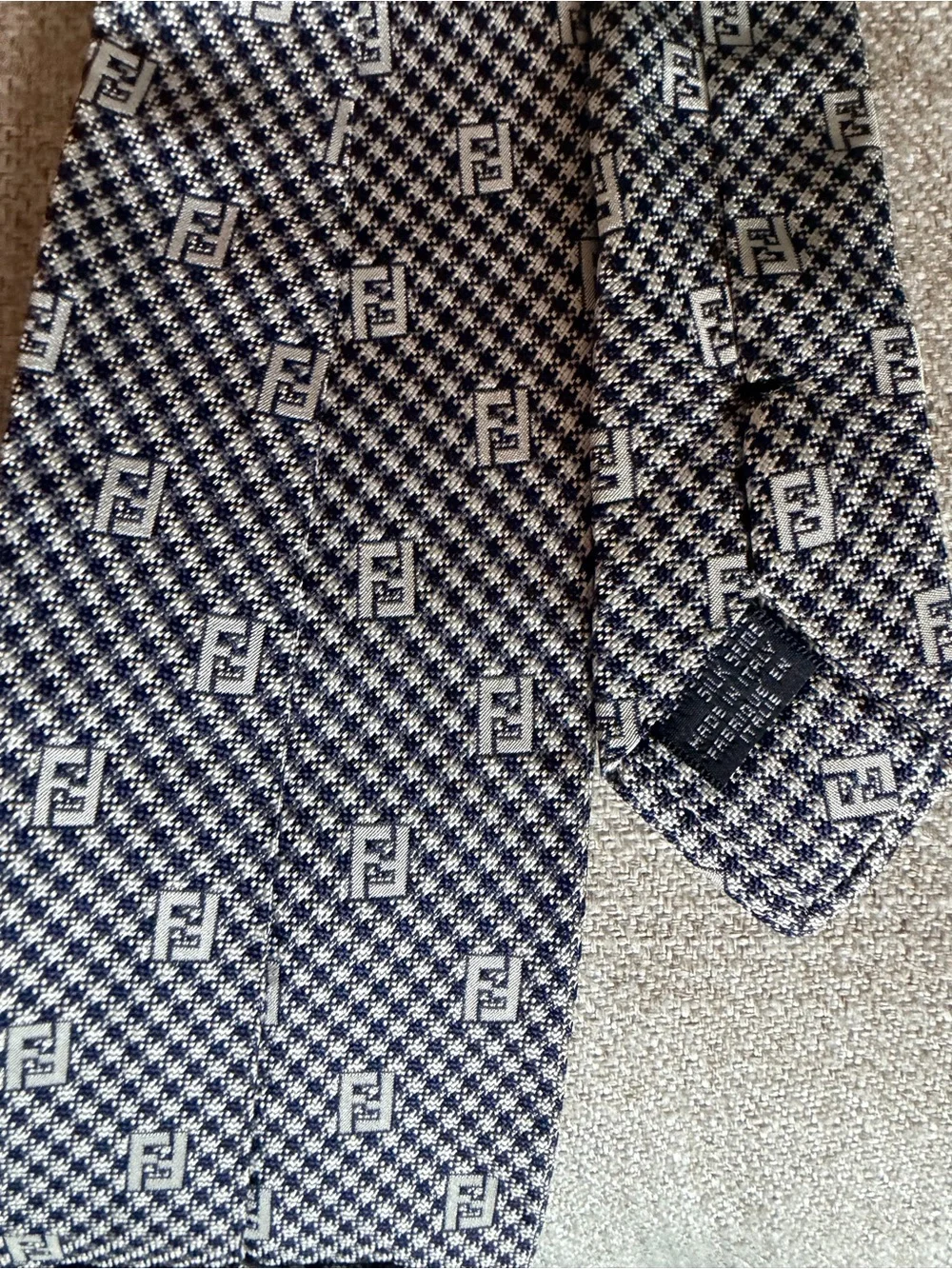 Fendi silk tie